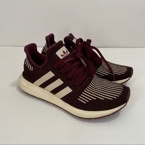 adidas maroon shoes